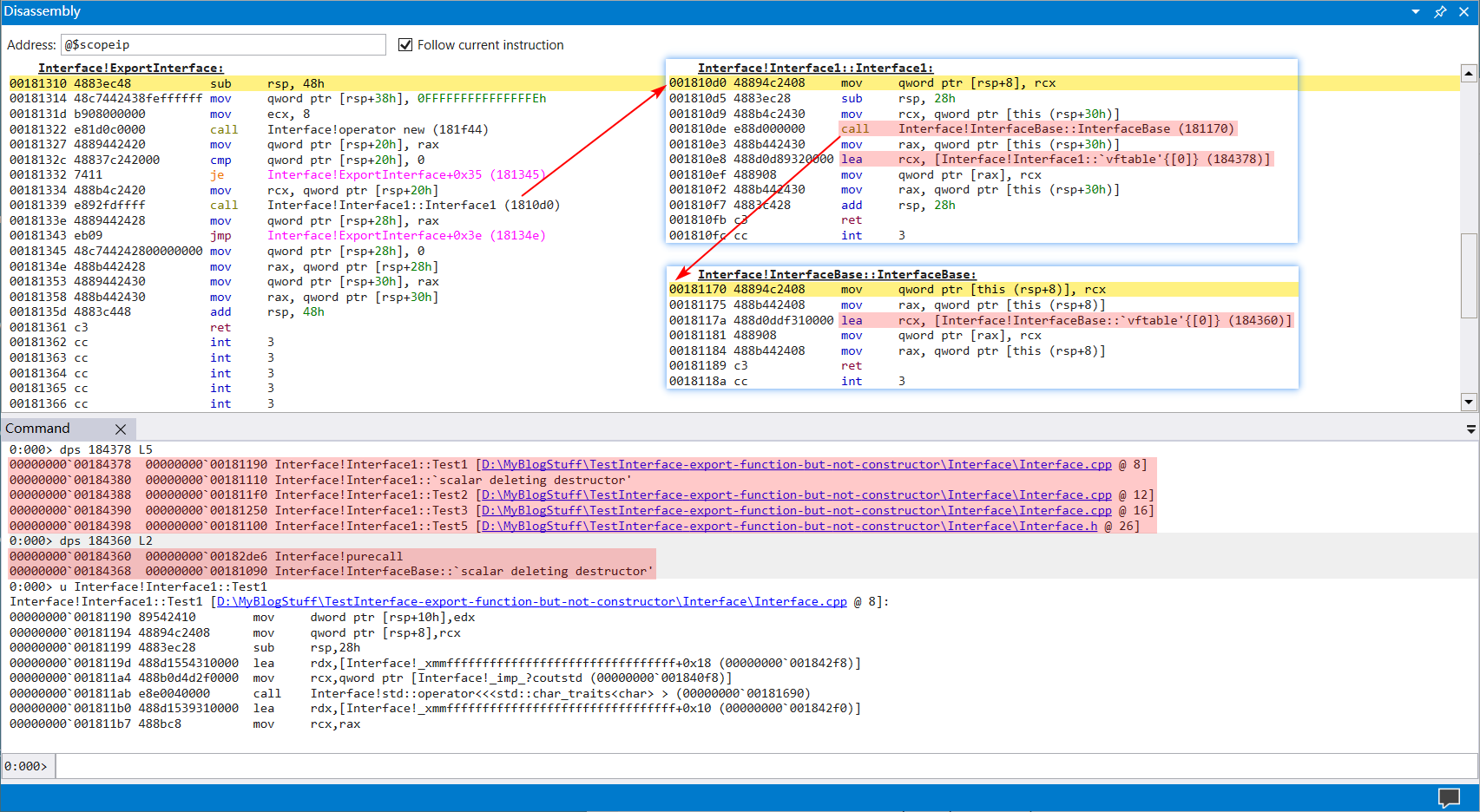 case5-getinterface1-constructor-vftable